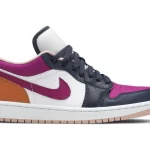 Wmns Air Jordan 1 Low SE 'Mismatched - Purple Magenta' Replica