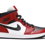 Air Jordan 1 Mid 'Chicago Black Toe' Replica