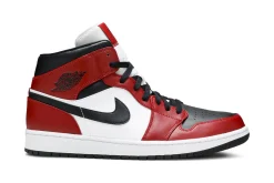 Air Jordan 1 Mid 'Chicago Black Toe' Replica