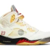 Off-White x Air Jordan 5 SP 'Sail' Replica