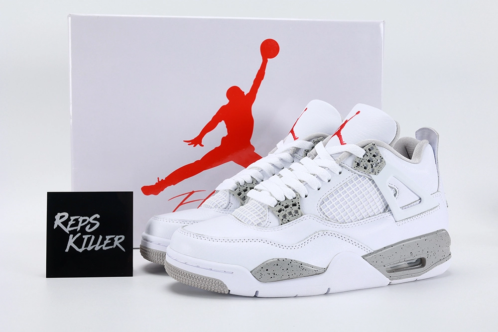 Air Jordan 4 Retro White Oreo replica