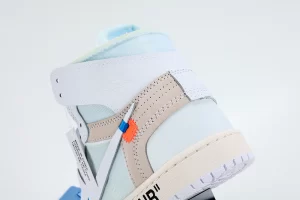 Off-White x Air Jordan 1 Retro High OG BG 'White' 2018 Replica