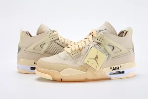 Off-White x Air Jordan 4 SP Sail Replica