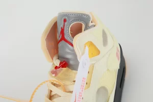 Off-White x Air Jordan 5 SP 'Sail' Replica