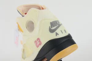 Off-White x Air Jordan 5 SP 'Sail' Replica