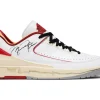 Off-White x Air Jordan 2 Retro Low SP 'White Varsity Red' Replica