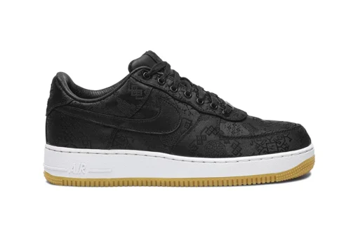 fragment-design-x-clot-x-air-force 1-'black silk' replica