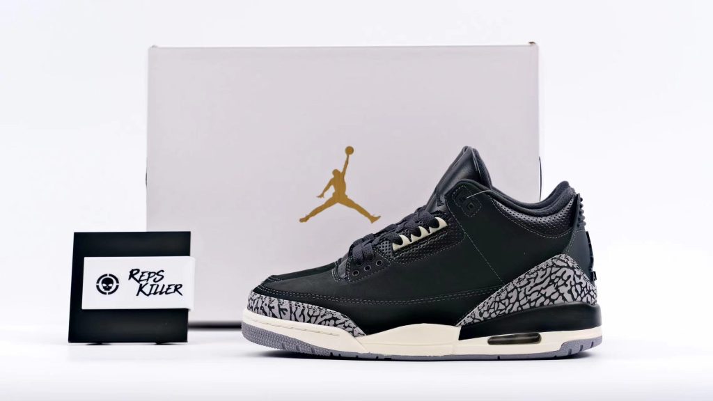 Air Jordan 3 Retro Off Noir Replica