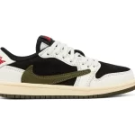 Travis Scott x Air Jordan 1 Low OG PS 'Olive' (child) Replica