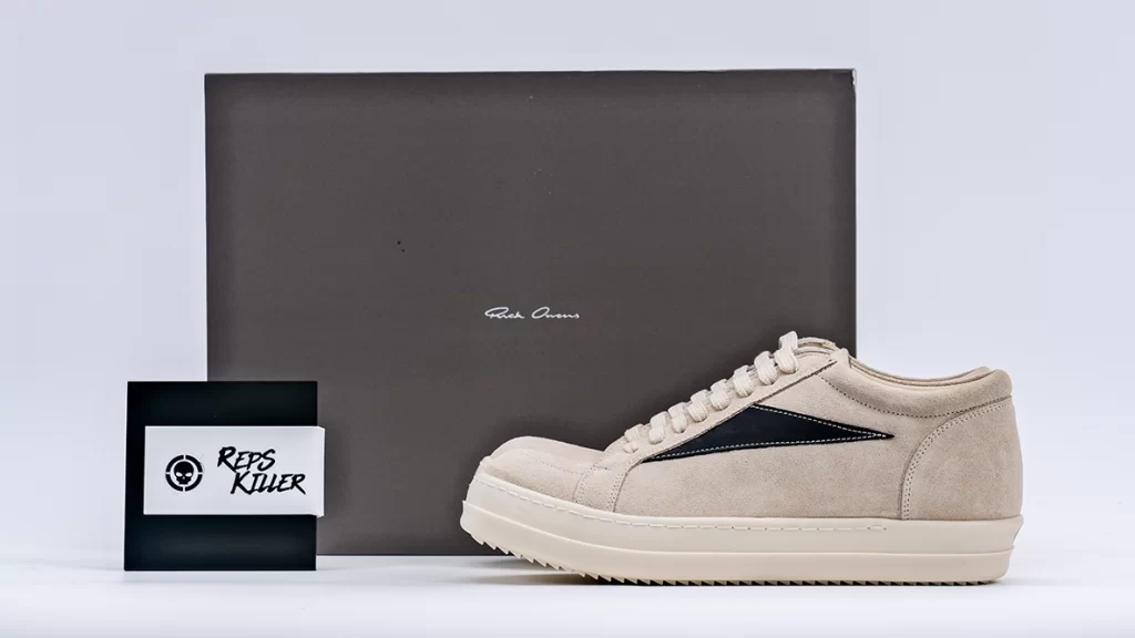  Rick Owens Luxor Vintage Low 'Milk Black' Replica