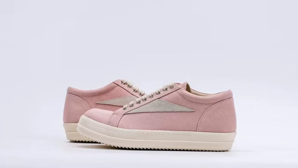 Rick Owens Wmns EDFU Vintage Low 'Faded Pink' Replica