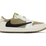 Travis Scott x Air Jordan 1 Low Golf 'Neutral Olive' Replica