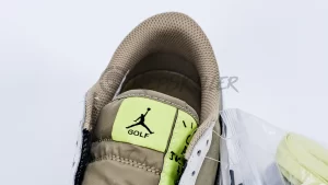 Travis Scott x Air Jordan 1 Low Golf 'Neutral Olive' Replica