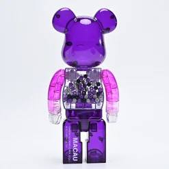 BEARBRICK Macau 2020 WF Fashion Purple Set