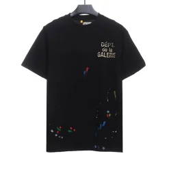 Handmade Splattered Ink Short Sleeve