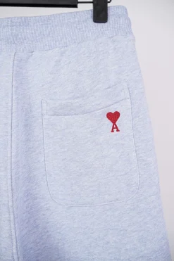 Ami Pocket Heart Embroidery Shorts