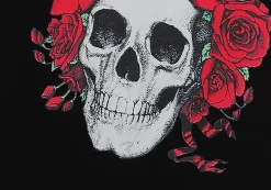 Amiri Rose Dead Skull Print T-Shirt