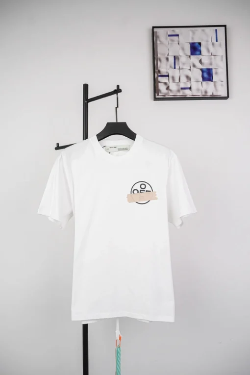 Off-White Yellow Rubber Arrow Print T-Shirt