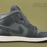 Jordan 1 Mid Distressed Smoke Grey Reps