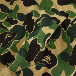 BAPE Camo Shark Full Zip Hoodie Green