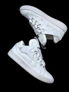 Lanvin Curb Sneaker “White” Reps4