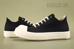 Rick Owens DRKSHDW Cotton Nylon Low 'Black Milk' Reps killer